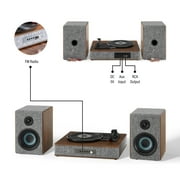 Crosley Aria Bluetooth Turntable with Speakers & FM Radio