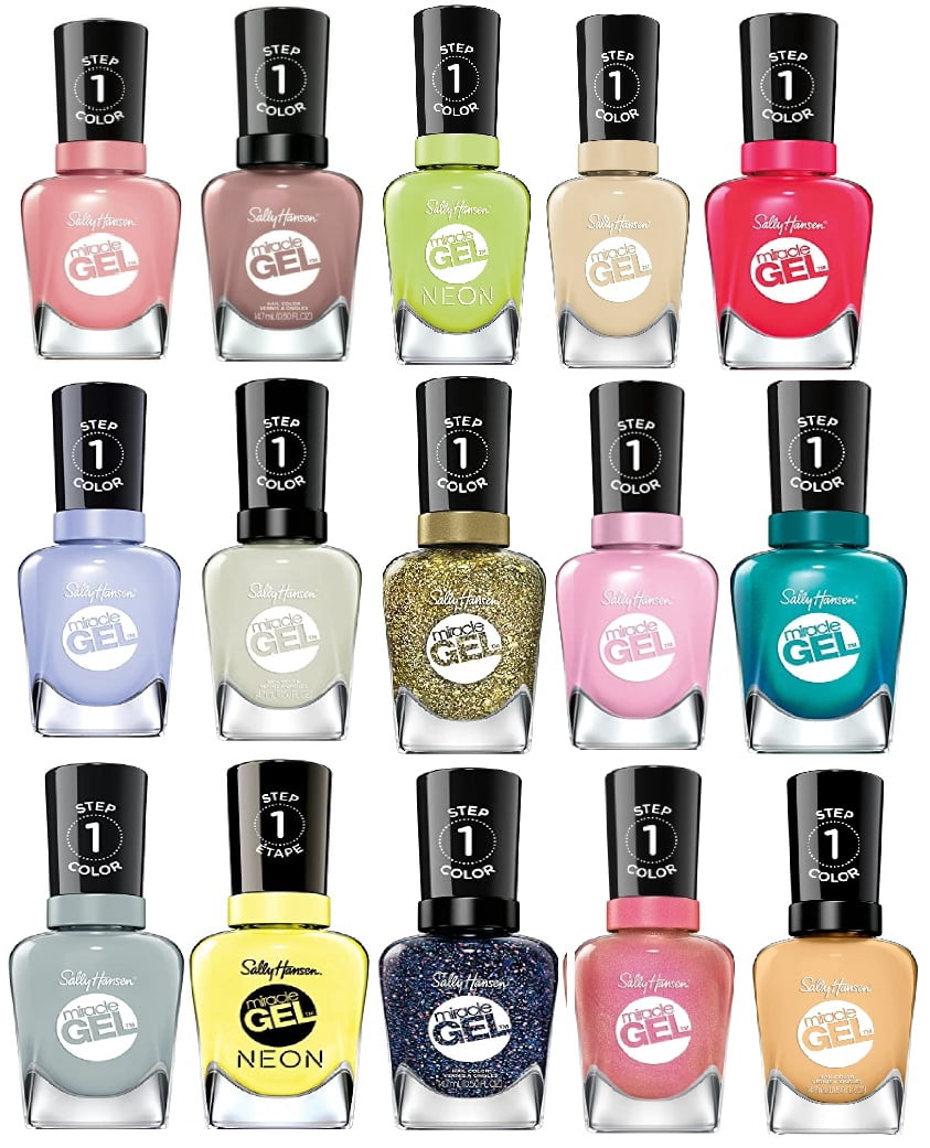 sally商品 Amazon.com: Sally Hansen Miracle Gel Nail Polish, Shade Violet