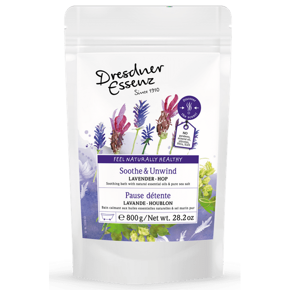 Dresdner Essenz Sooth Unwind Bath Salts 800g Bag