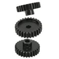 Pinion Gear Steel Black M1.5 Pinion 8mm Reduce Noise Motor Gear Set for