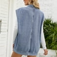 thumbnail image 4 of LYMAYTER Veste en Jean Décontractée Surdimensionnée Sans Manches Vintage pour Femmes TP-2TG, 4 of 9