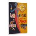 thumbnail image 6 of HISTORIX Vintage 1960 Las Vegas Travel Poster Print - 11x17 Inch Vintage Airline Poster of Las Vegas - Old Las Vegas Fly TWA Poster by David Klein, 6 of 6