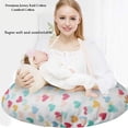 thumbnail image 3 of Funda de almohada de algodón de punto plano, adecuada para amamantar a la almohada del bebé del niño de la niña del bebé de la madre, 3 of 5