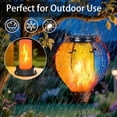 thumbnail image 4 of 2 Pack Solar Light Replacement Top with Flickering Flame, Waterproof Solar Light Parts for Hot Air Balloon Lanterns (Fits 2.95 to 3.35 Inch Openings) Replacement Kit for Outdoor Decor Garden Patio, 4 of 6