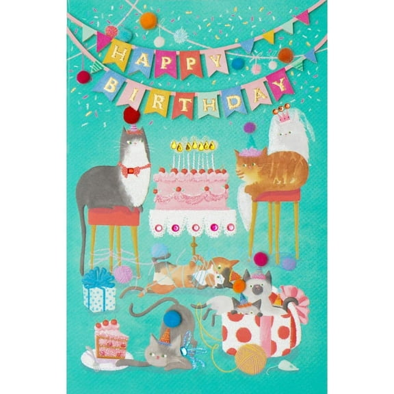 NIQUEA.D, Birthday Cats Collector's Edition Birthday Card