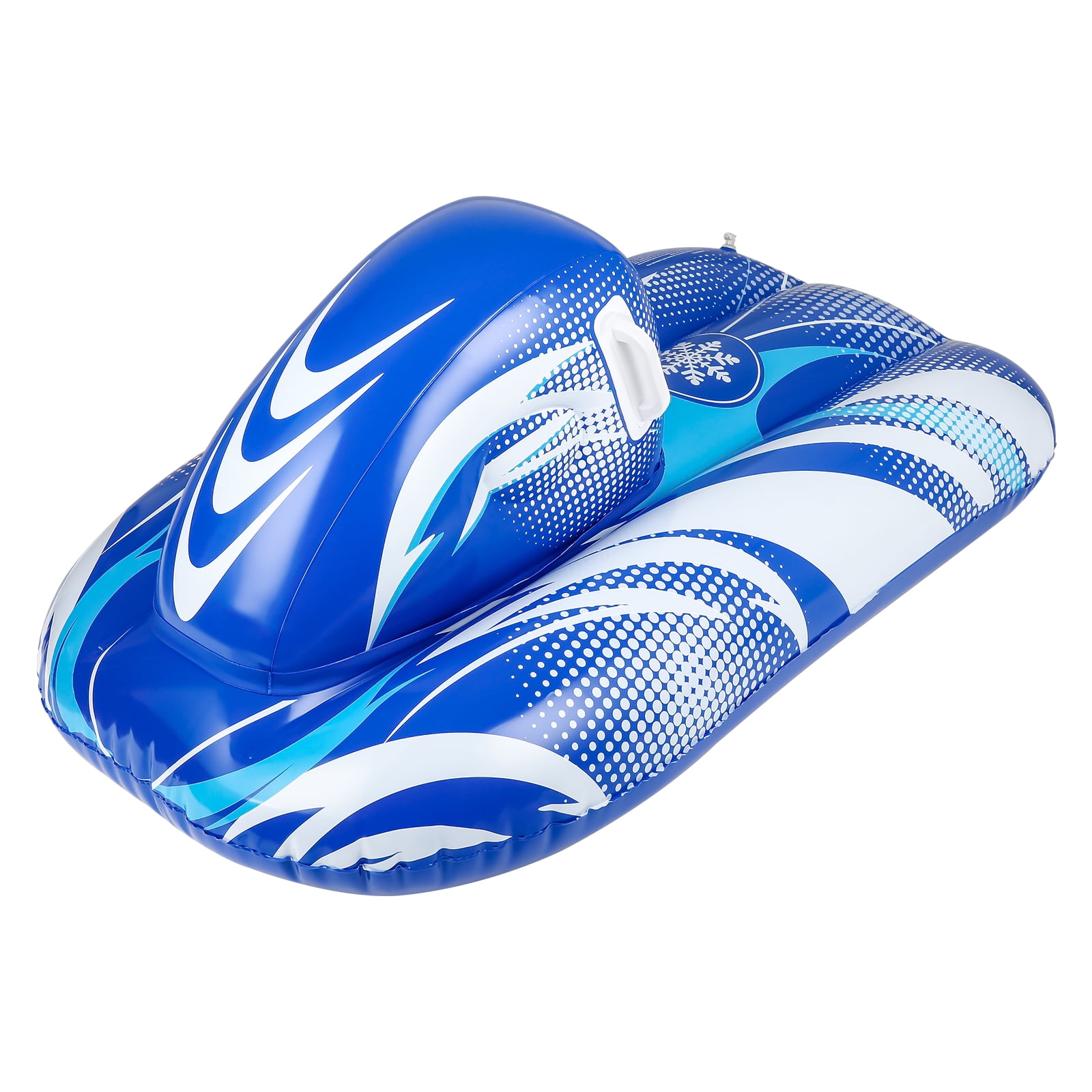 Inflatable Snow Sled Winter Snow Racer Snow Rider for Kids Adults with  Heavy Duty Handles (Blue) - Walmart.com