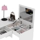 thumbnail image 4 of Tocador Vanity Multifuncional en L con Espejo y 1 Cajón PE2020.0001, 4 of 8