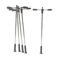thumbnail image 3 of jiaping 5 Pcs Miniatures de Modèles de Lampadaires de Rue Poteaux de Lanterne de Sentier Table de Sable Réaliste 15cmx6.7cm, 3 of 8