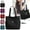 Black, variant on Nylon Handbags,Small Nylon Tote Bags for Women,Large Capacity Handbag Cloth Tote Female Student Handbag Shoulder Bag,Crossbody Bags Top Handle Tote Pockets(Black 23*14*6in)