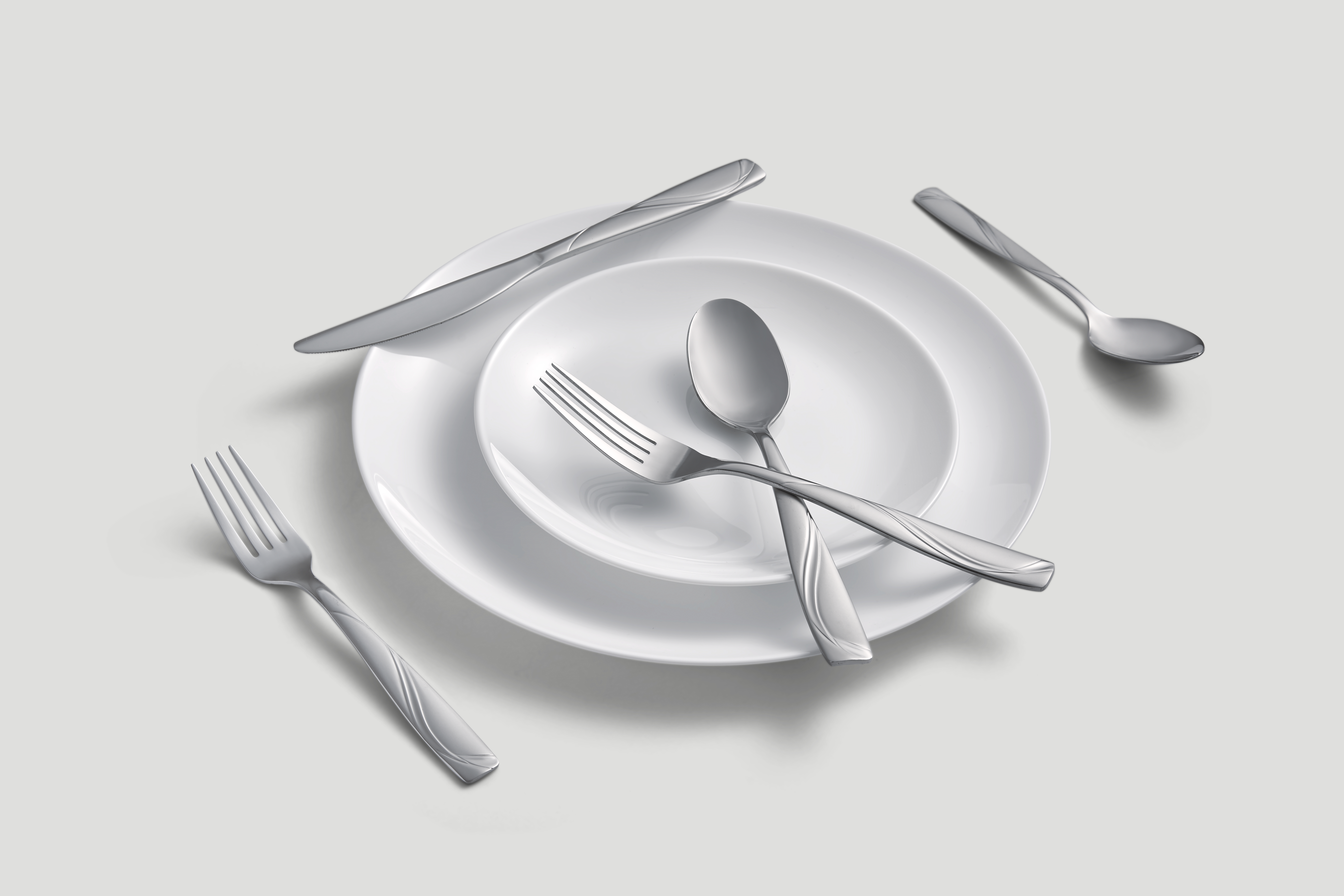 Cambridge Silversmiths Mercado Sand 20-Piece Flatware Set photo 3