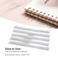 thumbnail image 3 of Double Loop Wire Binding Spine  Set for A4 Paper 34 Loop 9.5mm Diameter 100Pcs Kit, 3 of 7