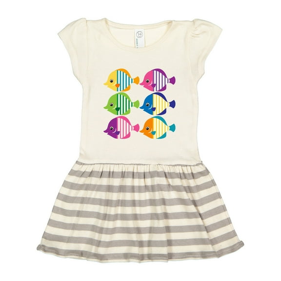 Inktastic Tropical Fish Lover Gift Toddler Girl Dress