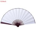 thumbnail image 2 of 10/13 inch Folding Fan Hand Silk Cloth DIY Chinese Folding Fan Wooden Bamboo Antiquity Folding Fan DIY Calligraphy Painting, 2 of 9