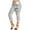 B134 Gray womens leggings clearance under $5, variant on Leggings for Women under $5! Cagogo Faux Denim Leggings for Women Plus Size High Waisted Yoga Pants Capri Jeggings Short Tights Stretch Denim Jeans