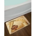 thumbnail image 2 of Toga Party Bath Mat, Antique Greek Columns Vase Olive Branch Hellenic Heritage Icons, Non-Slip Plush Mat Bathroom Kitchen Laundry Room Decor, 29.5 X 17.5 Inches, Pale Brown Cinnamon White, Ambesonne, 2 of 2