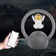 thumbnail image 4 of Altavoz Bluetooth con luz RGB y ajuste táctil, sonido envolvente de 360 grados, levitación magnética, altavoz astronauta 598A dorado, 4 of 6