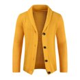 thumbnail image 2 of Cárdigan de otoño Color sólido Personalidad Botón delgado Todos los días Suéter casual para hombres Fridja  BV0+5040, 2 of 7