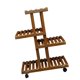 thumbnail image 5 of Soporte para plantas, estantes para macetas, adorno versátil, soporte de metal para plantas que ahorra espacio 4 capas con ruedas, 5 of 8