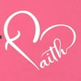 thumbnail image 5 of Wild Bobby Heart Made Of Faith Inspirational/Christian Women Racerback Tank Top, Hot Pink, X-Large, 5 of 5