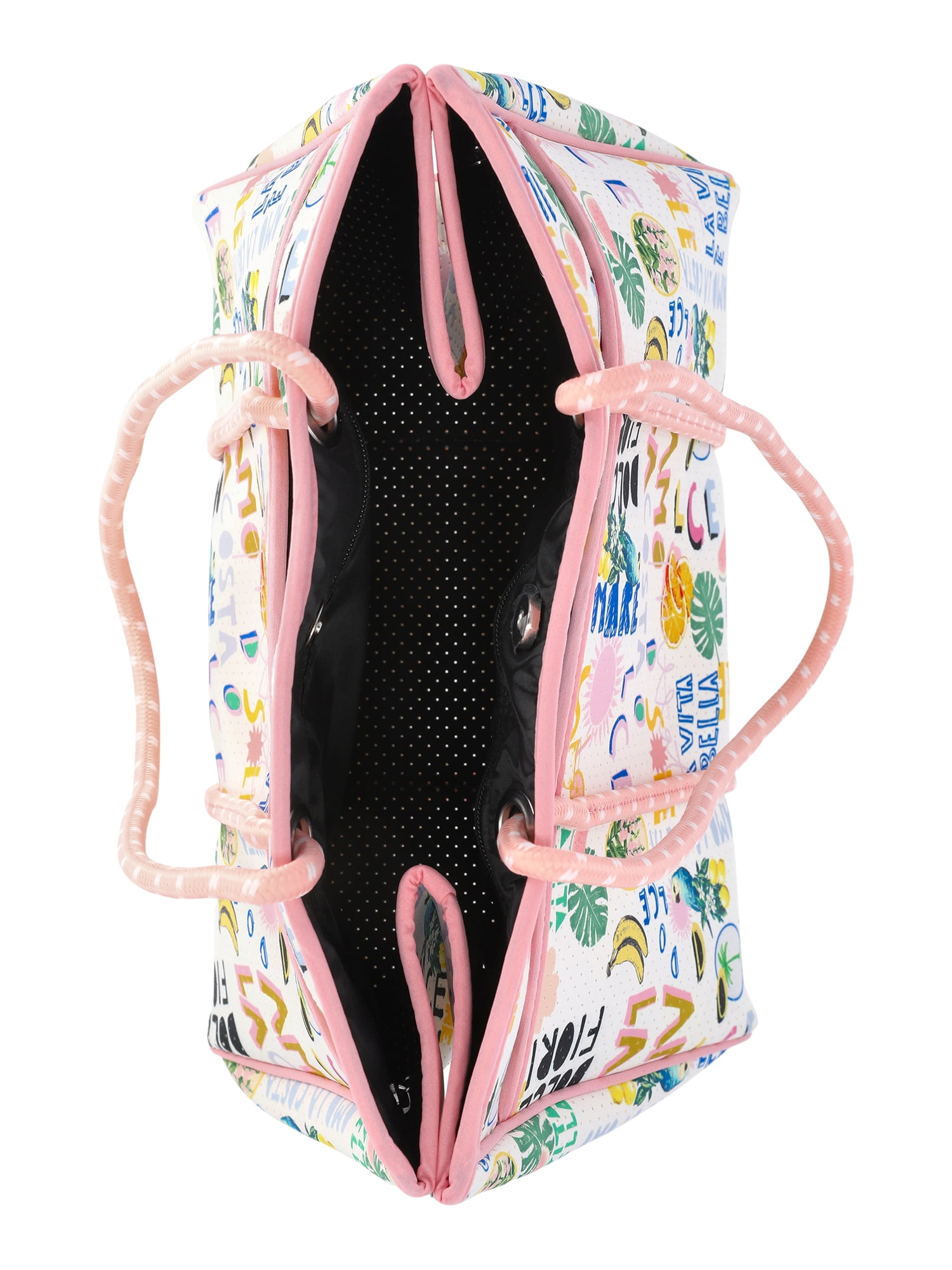 No Boundaries Women's Neoprene Beach Tote Bag, Multi