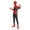 Red, variant on Iron Spider Costume,Full Body Lycra with Gold Red Web Pattern and Mechanical Armor Design, Superhero Cosplay for Comic Con,Halloween and Cosplay