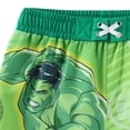 thumbnail image 4 of Marvel Avengers Hulk UPF 50+ Swim Trunks Shorts Bathing Suit (Boys), Sizes 3T-12, 4 of 6