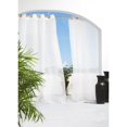 thumbnail image 2 of Outdoor Decor Escape Indoor/Outdoor Grommet Curtain Voile - Pair Ivory, 2 of 5