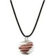 thumbnail image 1 of Collar de piedra de cristal hexagonal para mujer, colgante de chakras de alambre envuelto natural irregular, joyería, cadenas de aleación, regalo de San Valentín., 1 of 3