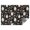 Black Halloween Ghosts-1, variant on Black Halloween Ghosts Pumpkins and Stars Rectangle Tablecloth 60"x84",Waterproof Polyester Rectangle Table Cloth, Wipeable Spillproof Polyester Tablecloth for Dining, Camping, Indoor and Outdoor