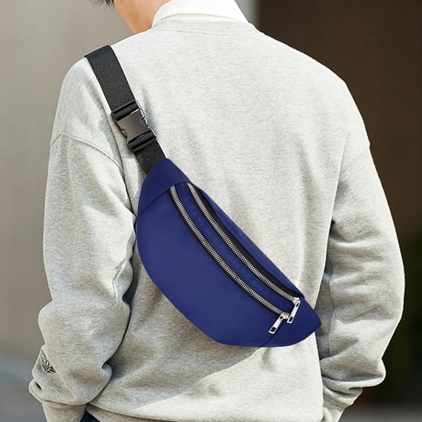 Bolso bandolera para hombre y mujer, minibolso pequeño, bolso de hombro ligero, bolso para teléfono móvil, bolso pequeño de ocio, riñonera de poliéster