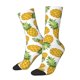 thumbnail image 1 of Fotbe Pineapple Calcetas Largas con Estampado para Hombre y Mujer – Calcetas de Compresión Transpirables y Elásticas, Viajar y Uso Diario Talla 5-11, 1 of 6
