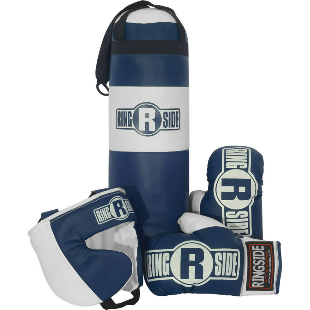 Ringside Kids Boxing Set With Mini Heavy Bag Gloves And Headgear