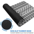 thumbnail image 6 of Long Mouse Pads for Desk,Black Geometric Triangle Striped Pattern Desk Mats on Top Of Desks, Desk Mouse Pad Extra Large with 3mm Non-Slip Base and Stitched Edge for Gaming,Office,Work,Home 31.5"x11.8", 6 of 6