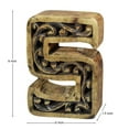 thumbnail image 5 of Handmade Eco-Friendly Wall Décor "S" Alphabet Letter Block, 5 of 6