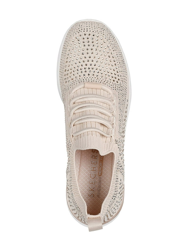 Skechers Women's Street BILLION - RHINESTONE RAMBLER Knit Wedge