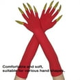 thumbnail image 5 of WINDLAND 1pair Elastic Fabric Gloves Unisex Mittens Witch Gloves, 5 of 21