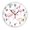 Fclock011, variant on YladaFaie Hello Flamingos Wall Clock Arabic Numerals Design Round Battery Operated Silent Non Ticking Wall Clock for Living Room Bathroom Office Garden Outdoor 10 Inch Home Decorative