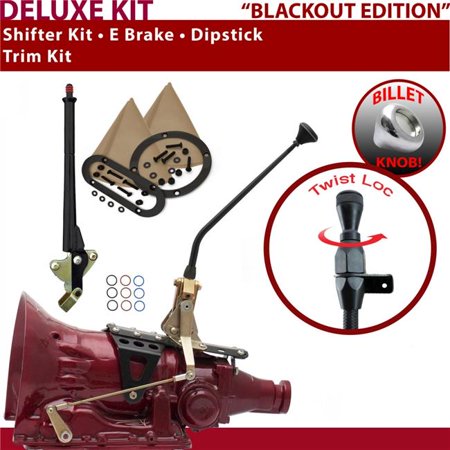 American Shifter 45RFE Shifter Kit Black 12 in. E Brake Trim Kit Dipstick for F04DD