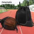thumbnail image 4 of LJNYFDC Football Storage Bag Drawstring Sports Backpack Detachable Mesh Basketball Foldable Waterproof Large Capacity Casual Volleyball, 4 of 7