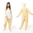 thumbnail image 2 of Olyvenn Trendy Fashion Ladies One-Piece Jumpsuit Animal Hoodie Long Sleeve Sleepwear Comfortable Pajamas For Women Loose Fit Casual Costume Plush Female Leisure Yellow 10, 2 of 5