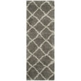 thumbnail image 1 of Safavieh Belize Shag 2'3" X 7' Power Loomed Rug in Gray and Taupe, 1 of 5