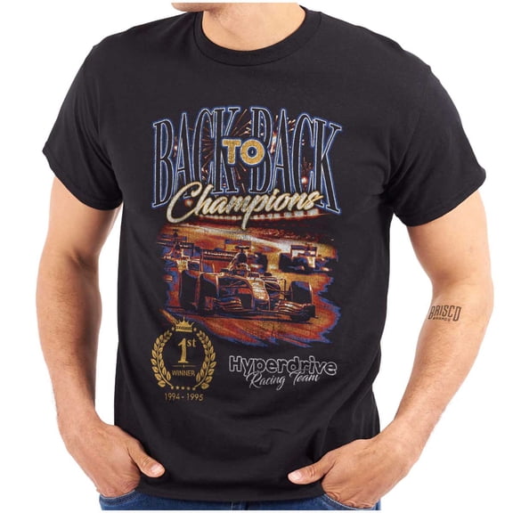 Hyperdrive Racing Team Championship Men's Graphic T Shirt Tees Brisco Brands S