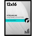 thumbnail image 1 of shiyou-12x16 Picture Frame with Polished Plexiglass - Streamline Collection - Thin Border Picture Frame for Wall Display - Hanging Hardware Included - Black, 1 of 4