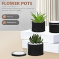 thumbnail image 3 of 6Pcs Metal Flower Bucket Decorative Compact Plants Pot Succulents Planter for Garden, 3 of 6