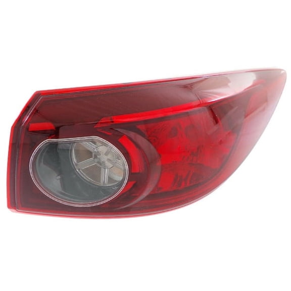CAPA For 14-18 Mazda3 Sedan Outer Taillight Taillamp Tail Lamp w/Bulb Right Side