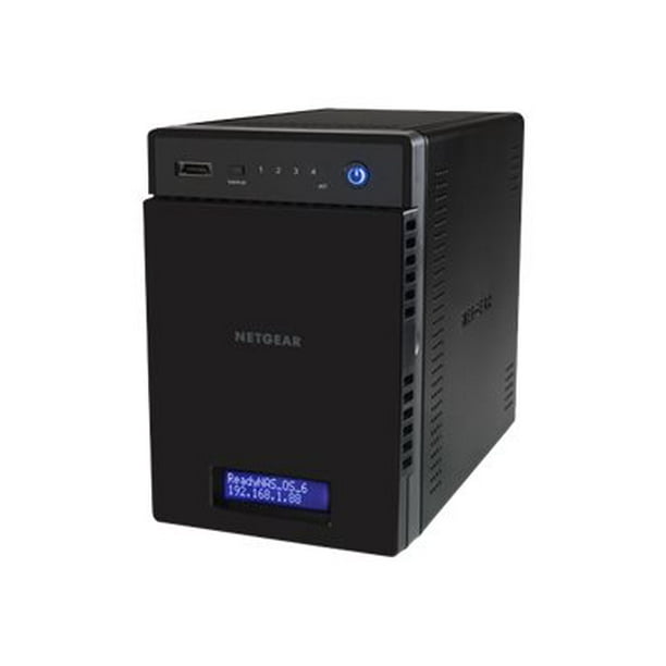 NETGEAR ReadyNAS 214 - NAS server - 4 Baies - SATA 3Gb/S - RAID RAID 0, 1, 5, 6, 10, JBOD - RAM 2 GB - Gigabit Ethernet - iSCSI support