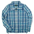 thumbnail image 4 of Active Women's Check Plaid Lined Jacket Top BW Small, 4 of 5