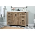thumbnail image 2 of Elegant Decor Grant 48" Aluminum MDF Single Bathroom Vanity in Natural Oak, 2 of 8