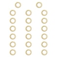 thumbnail image 4 of Abbraccia 20 Pieces Wind Chime Circles Top Circles Wooden s Wood s Wind Chime Frame for DIY Crafts Children's Toys 4 cm 3 Hole, 4 of 9