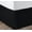 Black, variant on SGI Bedding 12 Inch Pleated Bed Skirt | Microfiber Bed Skirt | Fade Resistant, Wrinkle Free, Anti-static, Decorative, Extra Storage Space, Clutter-Free | Full, Light Gray